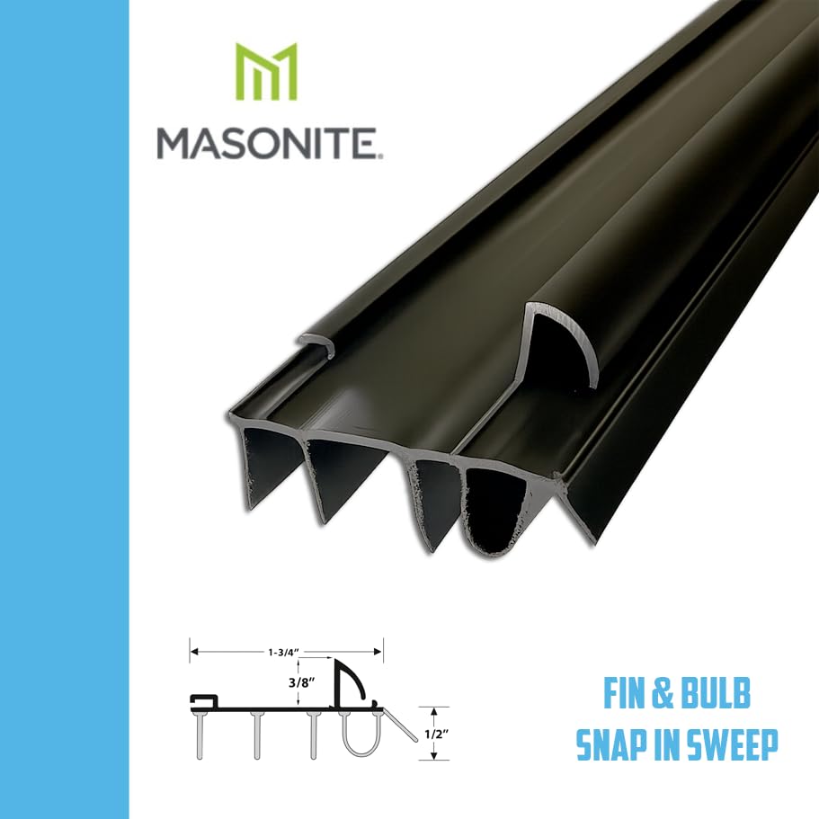 Amazon.com: Masonite Premdor Door Brown Fin Snap in Sweep (34